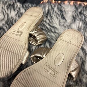 Calvin Klein‎ Metallic Gold Flats